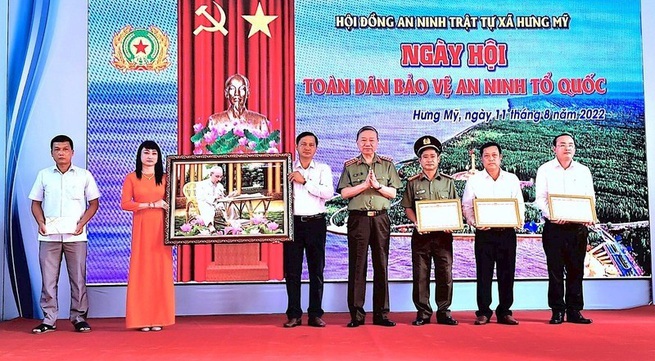 Ca Mau active in “All people protect national security” movement