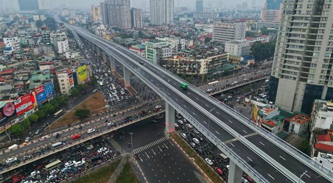 Hanoi: Elevated Ring Road No.2 opened to traffic
