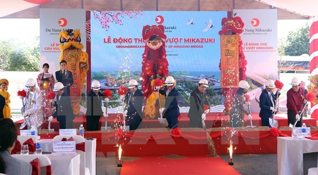 Japanese group starts work on 1.8 million USD overpass in Da Nang
