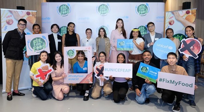 Miss World Vietnam supports UNICEF's initiative to promote healthier food environments