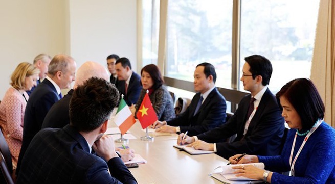 Deputy PM meets UN Secretary General, foreign officials in Geneva