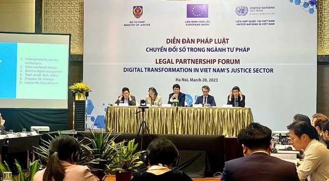 Forum discusses digital transformation in justice sector
