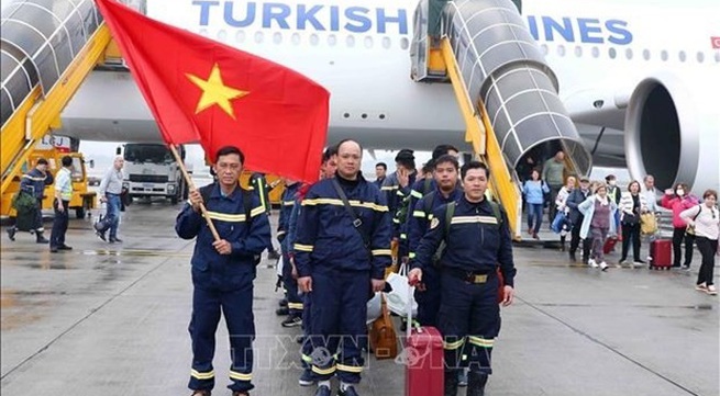 Public Security Ministry’s search-and-rescue team returns from Turkey