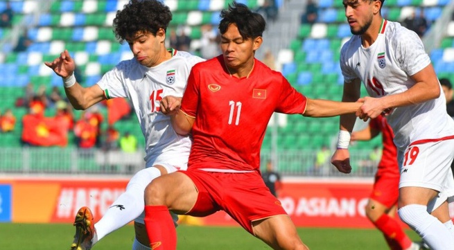 Vietnam leaves U20 Asian Cup after losing 1-3 against Iran