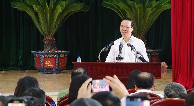 State leader visits model new-style rural commune in Nam Dinh province