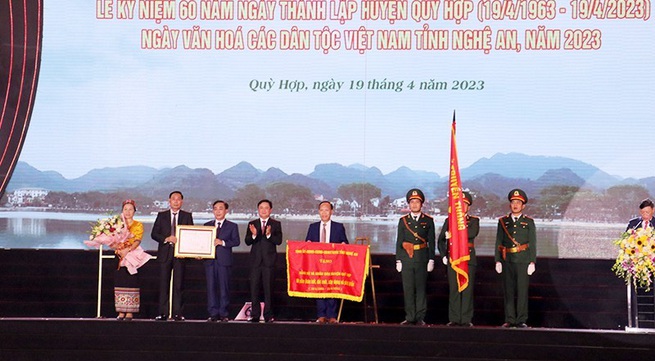 Nghe An celebrates 60th anniversary of Quy Hop District