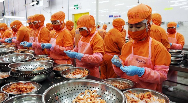 Promoting deep processing of seafood