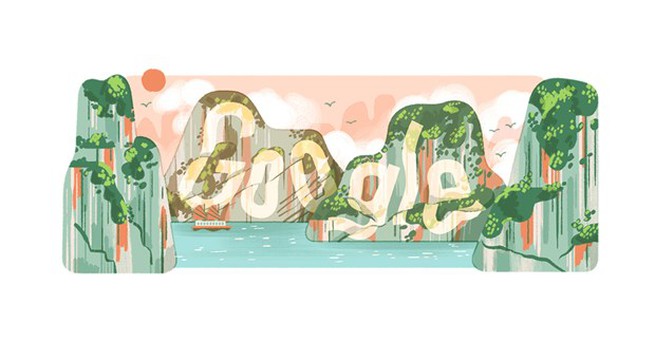 Google Doodle honours World Natural Heritage of Ha Long Bay