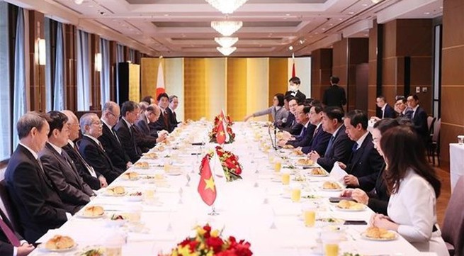 PM receives Presidents of International Friendship Exchange Council, JICA