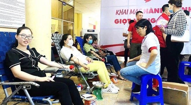 Blood donation drive in Dak Lak collects 806 blood units
