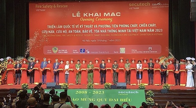 International exhibition on security technology, fire safety and rescue opens in Hanoi