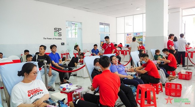 Blood donation event in Can Tho expects to collect more than 500 blood units