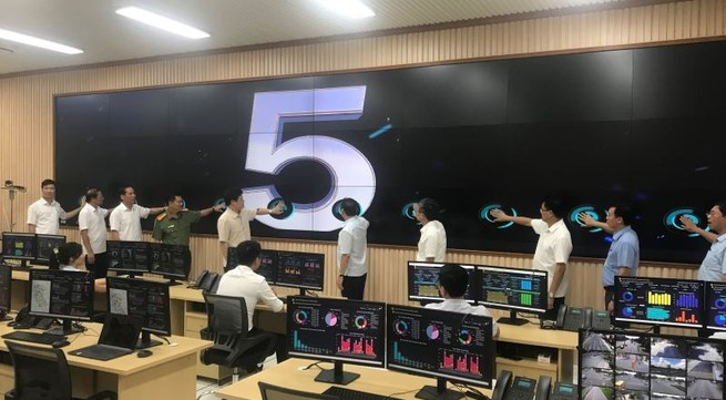Intelligent operation centre of Hung Yen Province inaugurated