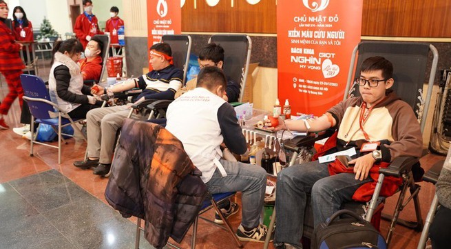 Red Sunday 2024 blood donation campaign opens in Hanoi