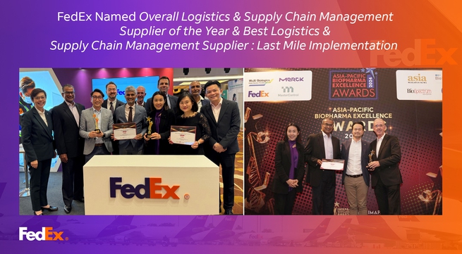 FedEx named Overall Logistics & Supply Chain Management Supplier of the Year