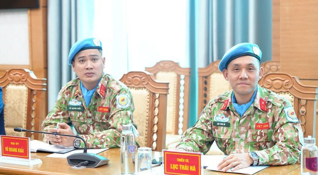Vietnam sends two Coast Guard officers on UN peacekeeping missions