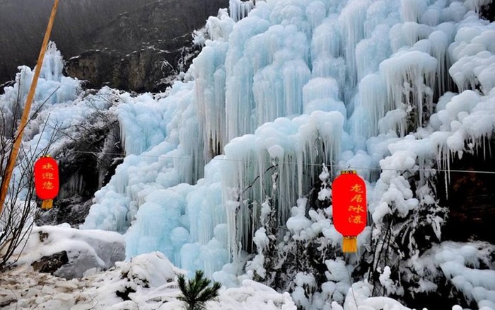 Phong cảnh thần tiên từ thác băng tại Trung Quốc 