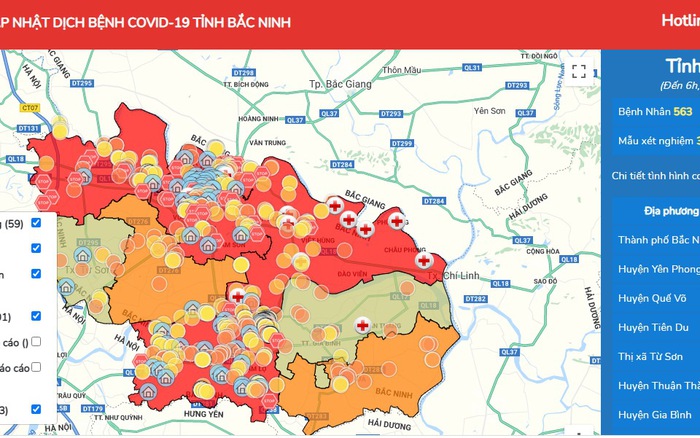 Bạn có thể đến trang web chính thức để xem và tìm hiểu chi tiết về tình hình Covid-19 ở Bắc Ninh.