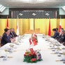 Thủ tướng Phạm Minh Chính tiếp cựu Thủ tướng Nhật Bản Suga Yoshihide và Chủ tịch Liên minh Nghị sĩ hữu nghị Nhật - Việt Nikai Toshihiro
