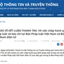 Thanh tra Bộ Thông tin và Truyền thông chỉ ra hàng loạt sai phạm của Báo Pháp luật Việt Nam