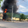 Khánh Hòa: Cháy bãi tạm giữ xe vi phạm tại trụ sở công an huyện