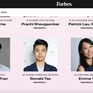Chàng sinh viên Việt lọt danh sách gương mặt trẻ nổi bật châu Á của Forbes